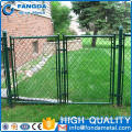 economy good custom Low carbonpvc covered / insulated/ temporary chain link fence made in China